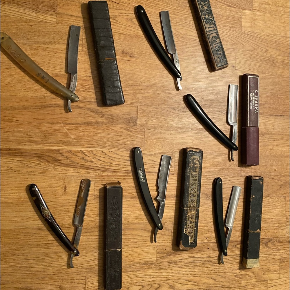 Various straight Razors